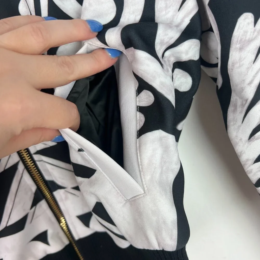 NWT Mistress Rocks Sugar High Cropped Bomber Jacket Size XS NEW - Picture 6 of 15